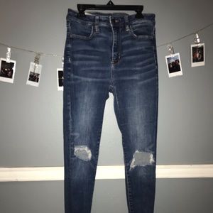 Super High Rise American Eagle Jeans